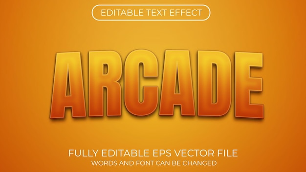 Arcade text effect