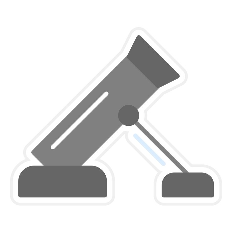Vector army mortar icon vector image can be used for military