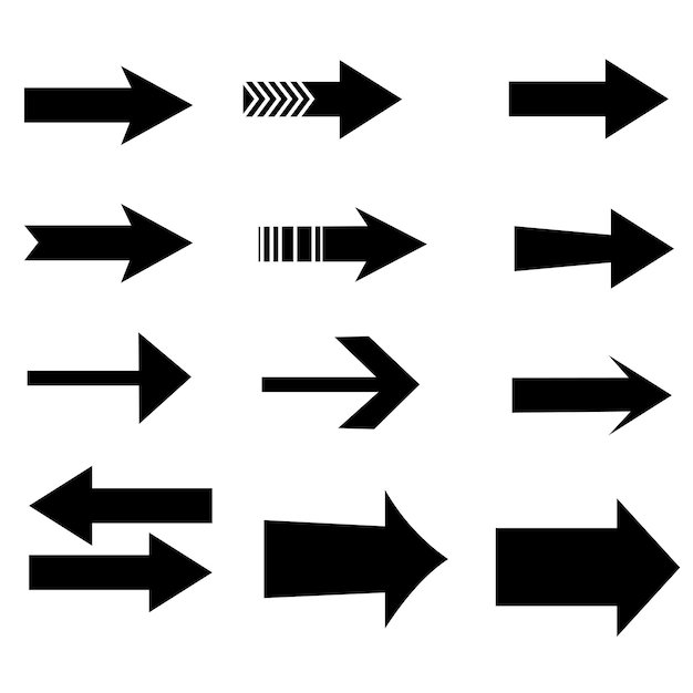 Arrow Vector Symbols and icon Collection