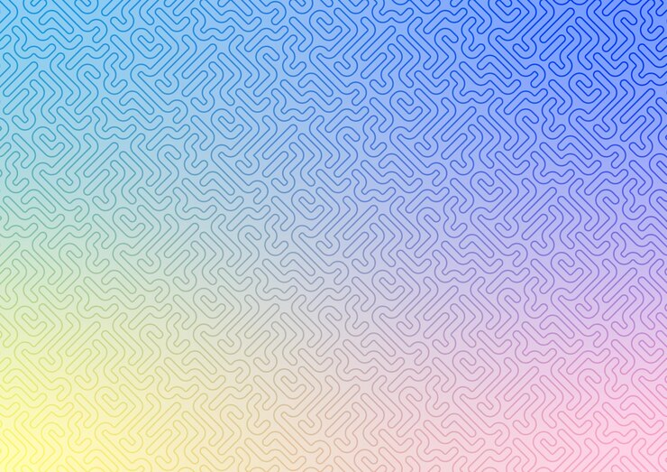 Art style blue line pattern random background