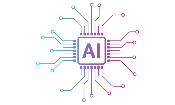 Vector artificial intelligence logo vector images