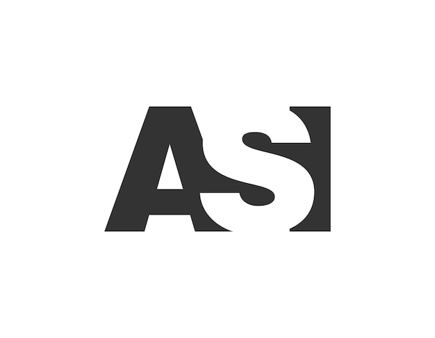 ASI logo design Initial letter A S I bold font style for tech startups consulting corporate branding Creative company name headlines typography identity trendy logotype