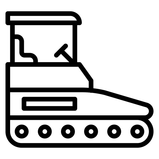 Asphalt Paver icon vector image Can be used for Construction Vehicles
