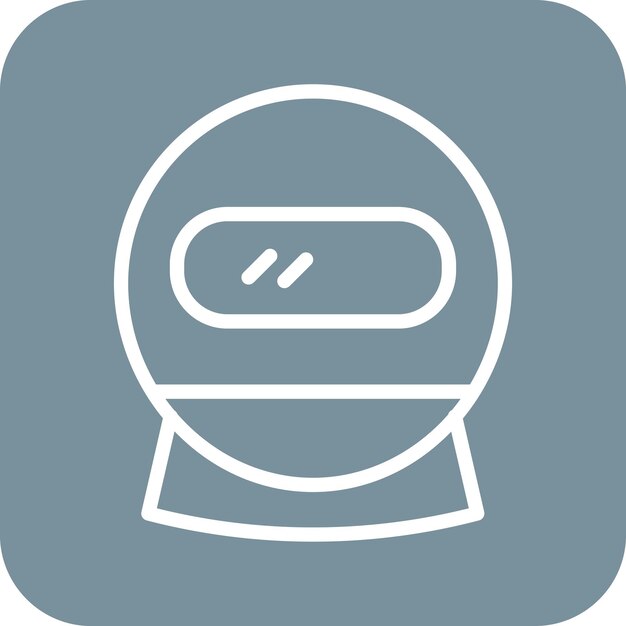 Astronaut vector icon illustration of Space Technology iconset