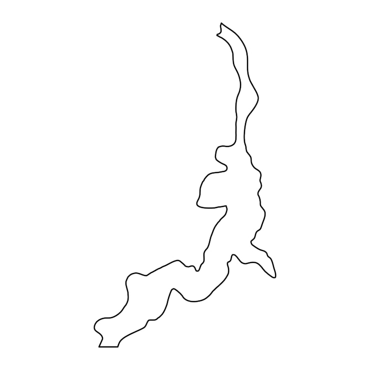 Vector aswan governorate map administrative division of egypt vector illustration