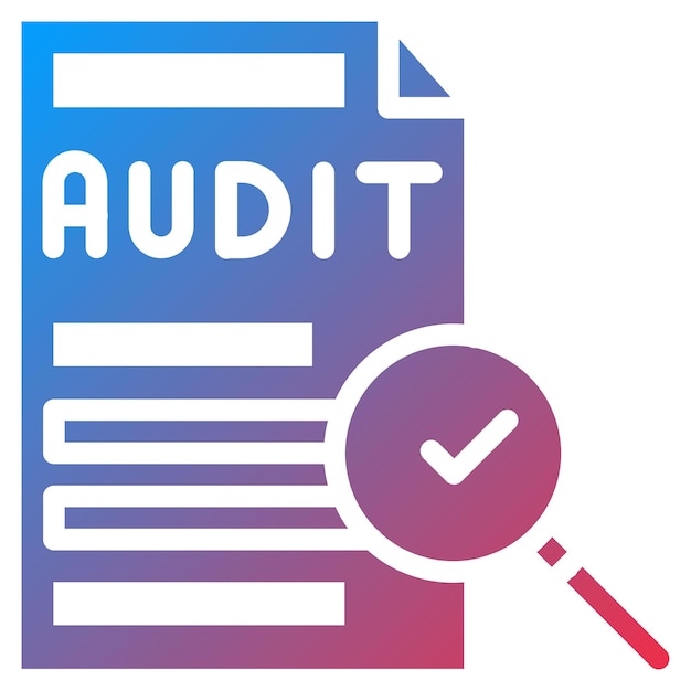Audit icon vector image Can be used for Compilance and Regulation