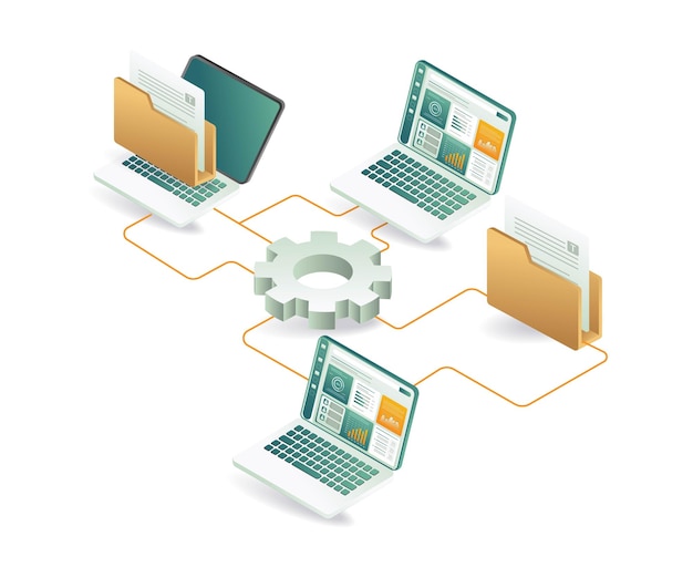 Automated data analysis computer network