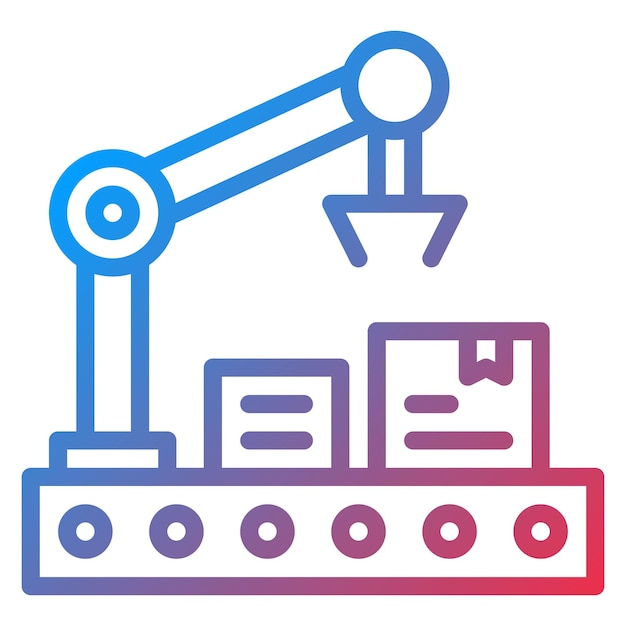Automation Industry icon vector image Can be used for Cyberpunk