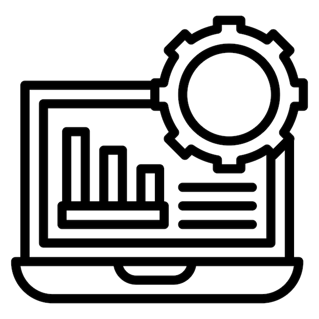 automation services icon vector image can be used for cyberpunk