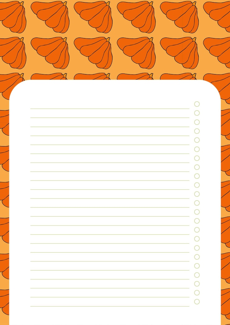 Vector autumn design template hand drawn pumpkins flat vector illustration