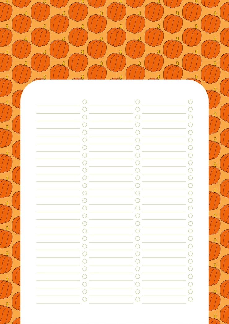 Vector autumn design template hand drawn pumpkins flat vector illustration