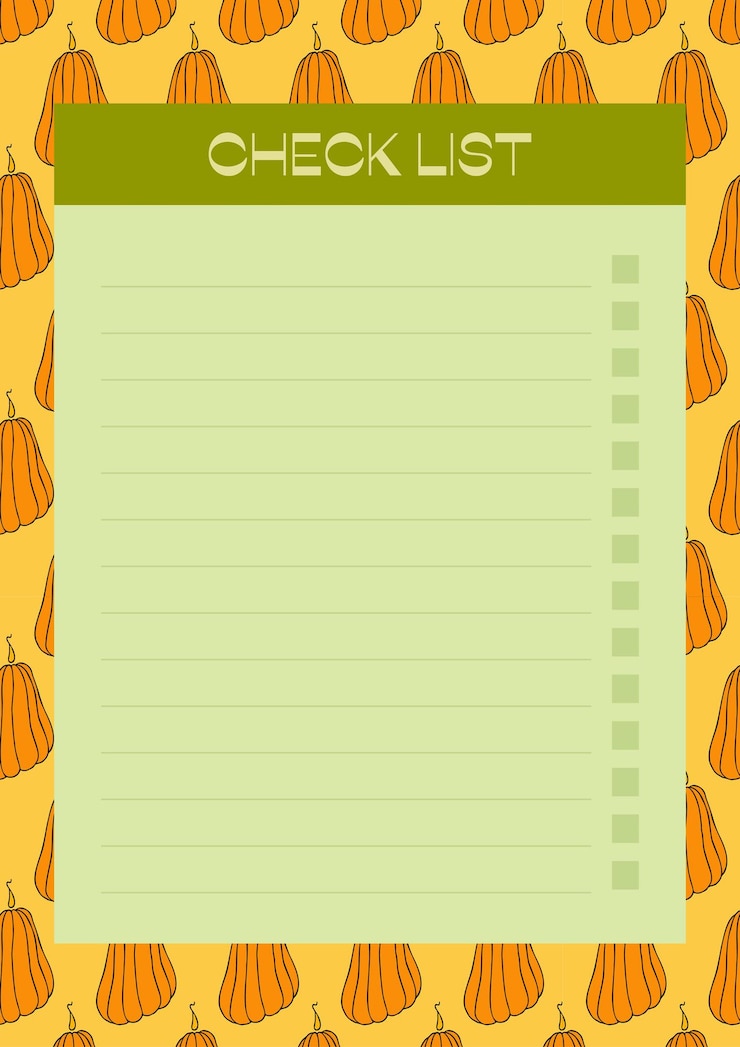 Vector autumn design template hand drawn pumpkins flat vector illustration