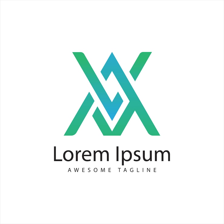Vector avm letter logo design icon free