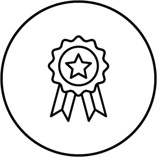 Award Badge vector icon Can be used for Web Marketing iconset