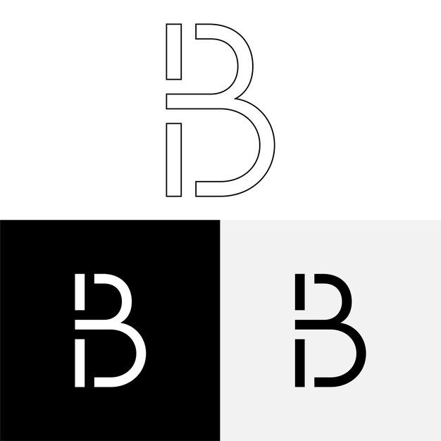 B Creative latter logo design Premium Vector Creative Logo Vector Illustration Logo Letter Logo