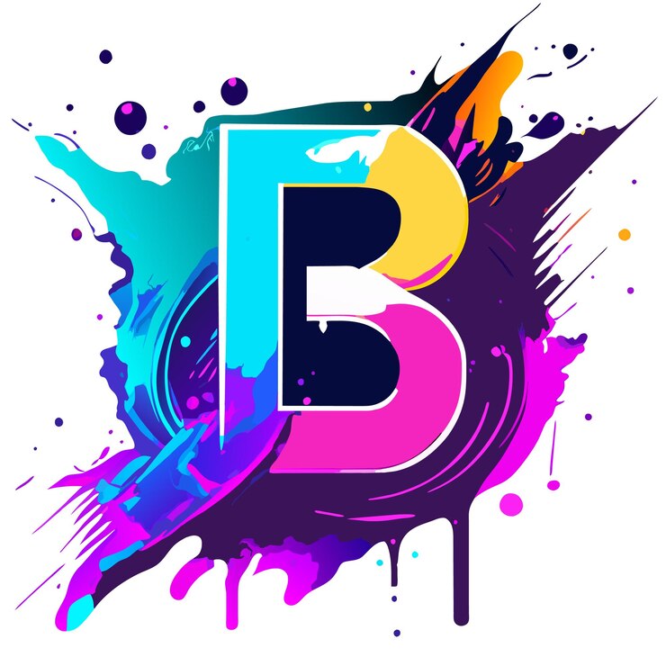 Vector b logo design