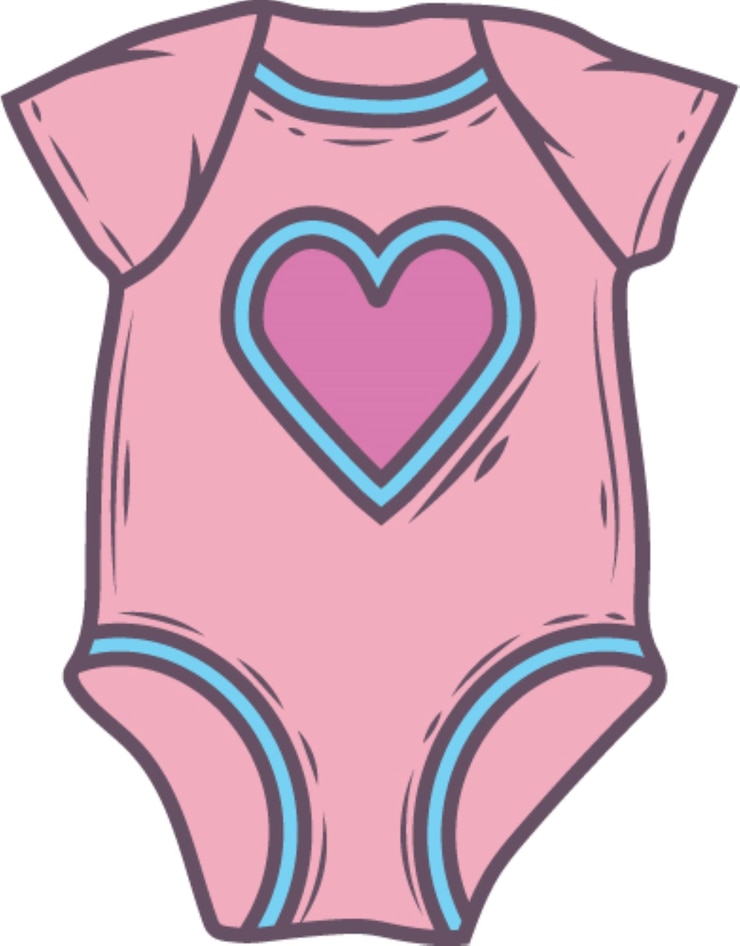 Vector babi girl stuff