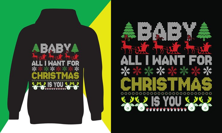 Vector baby all i want for christmas is you tshirt
