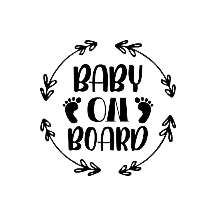 Baby on Board SVG