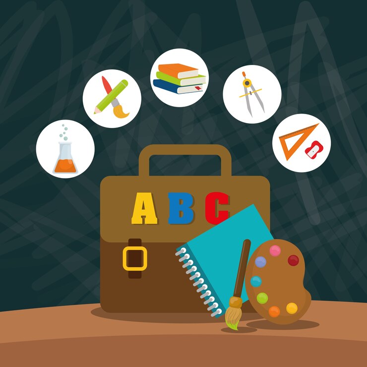 Vector back to school icon set design