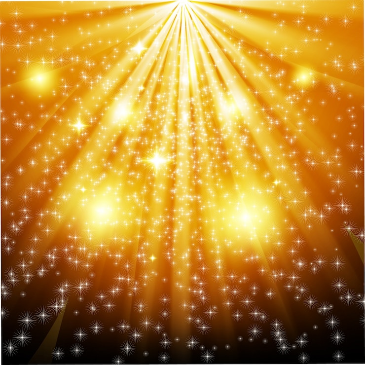 Vector backdrop burst glowing sky stars