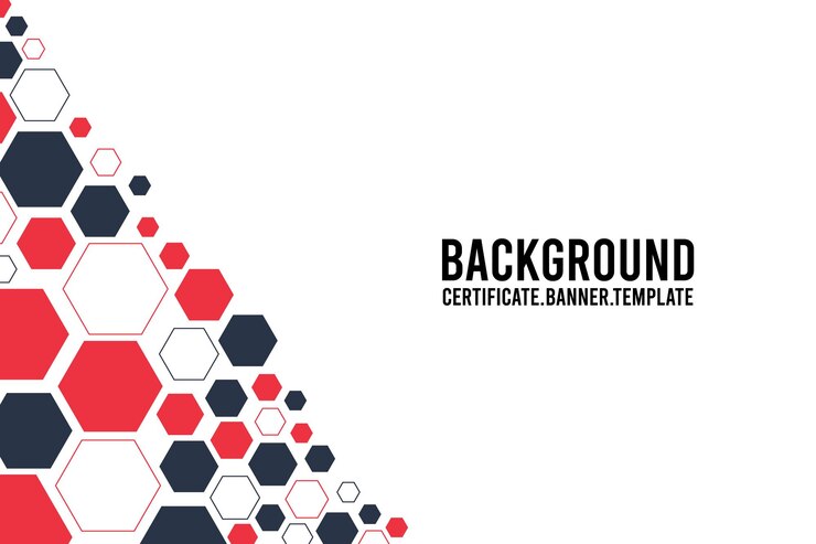 Vector background for certificate banner and template