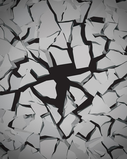 background from broken pieces