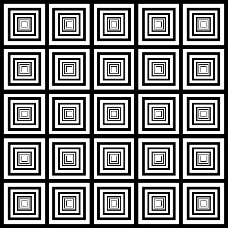 Vector background of monochrome geometric figures 