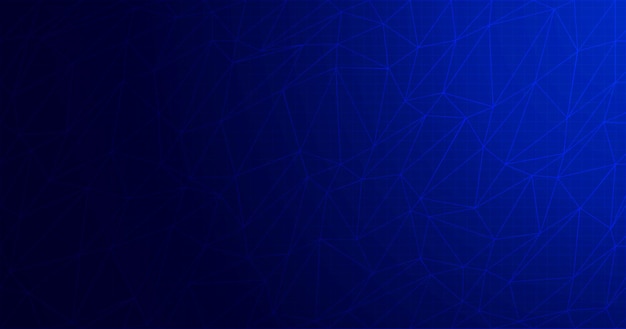 Background of triangle geometric dark blue pattern bright