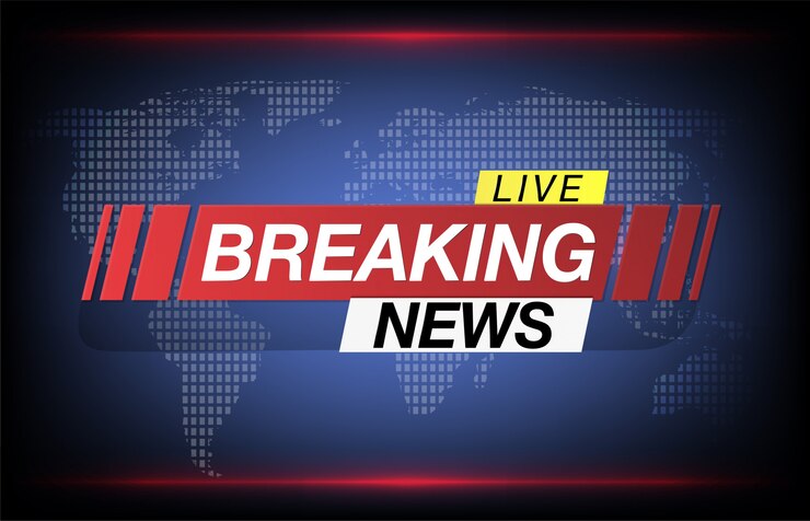 Background screen saver on breaking news. Breaking News Live on World Map Background.