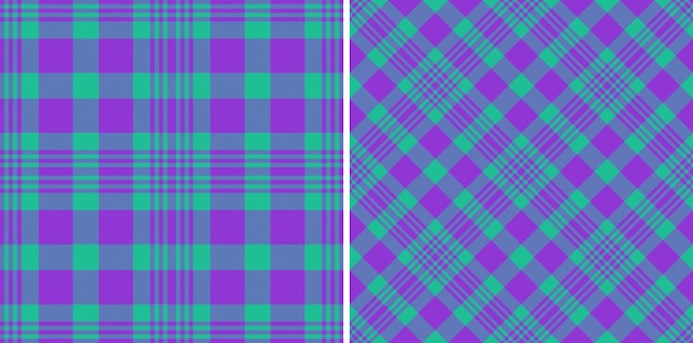 Background tartan vector Texture textile check Seamless plaid pattern fabric