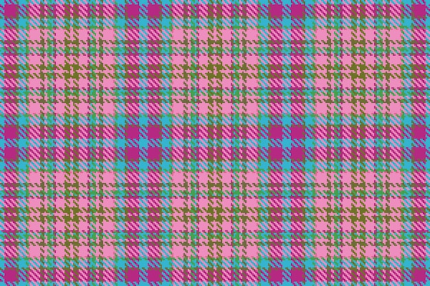 Background textile tartan Pattern fabric texture Vector plaid check seamless