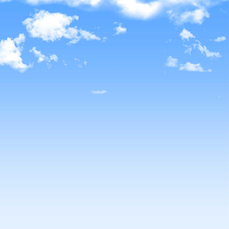 Vector background white clouds in the blue sky