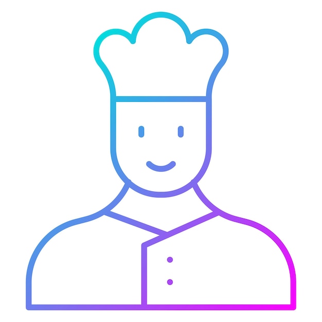 Baker vector icon Can be used for Bakery iconset