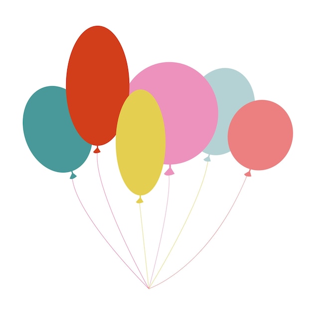 balloons holiday icons vector icons for business and christmas holiday christmas element icon