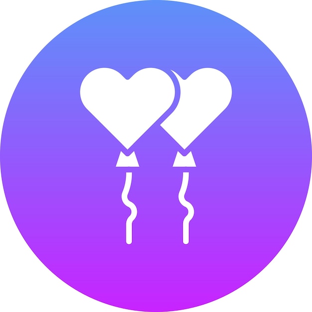 Balloons vector icon illustration of Entertainment iconset