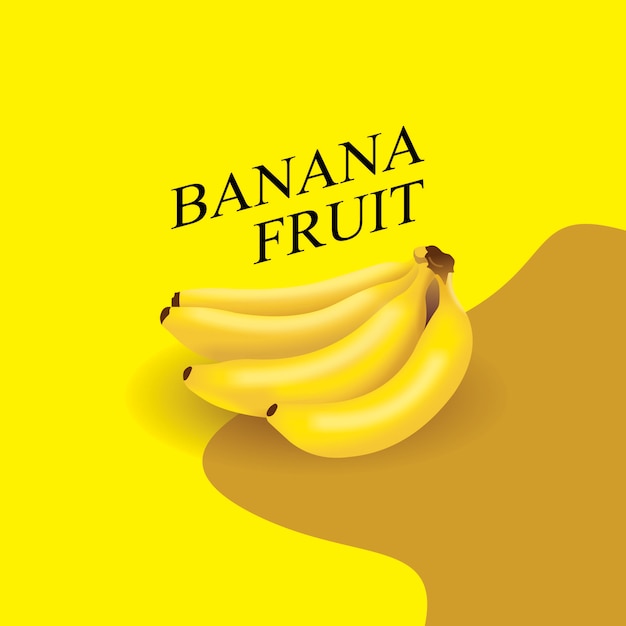 Banana Fruit Illustration  