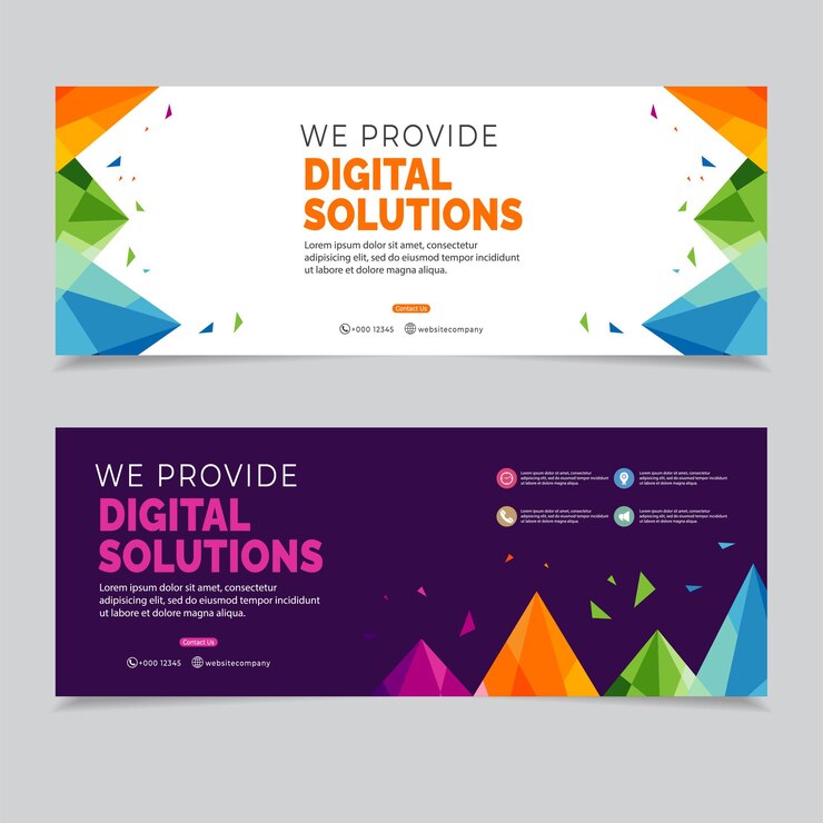 Banner collections vector template