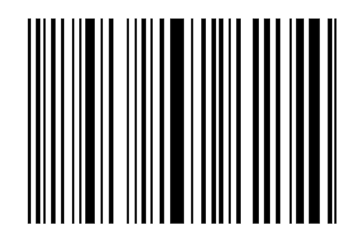 Vector barcode icon vector illustration isolated on white background