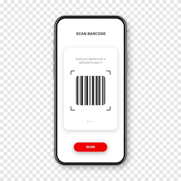 Barcode scanner reader app for smartphone identification tracking code serial number product id with