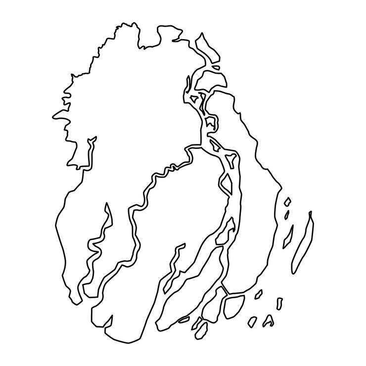 Vector barisal division map administrative division of bangladesh