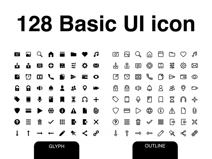 Vector basic ui icon