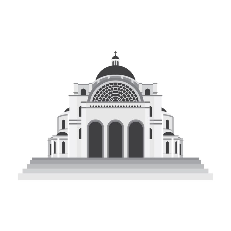 Vector basílica de caacupe