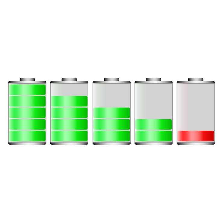 Vector baterai untuk ponsel