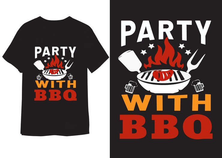 BBQ T SHIRT DESIGN