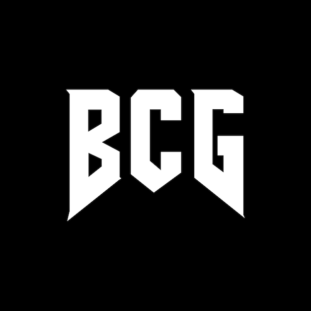 BCG letter logo design for technology company BCG logo design black and white color combination BCG logo BCG vector BCG design BCG icon BCG alphabet BCG typography logo design