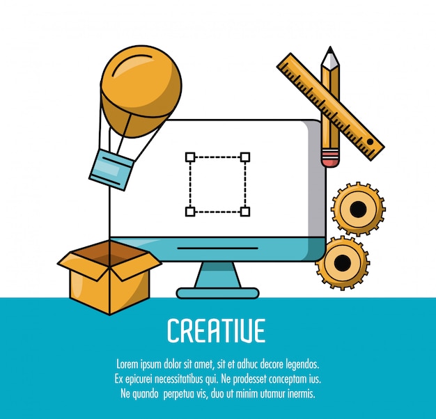 be creative poster