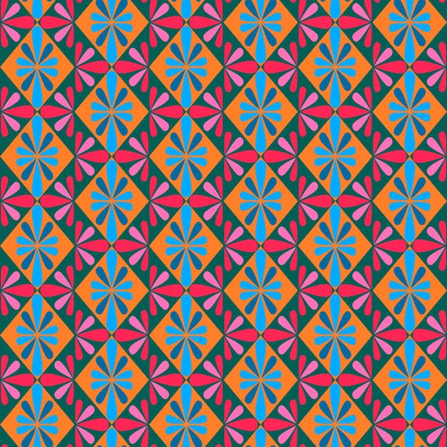 Beautiful Geometric Vector Background Pattern Seamless