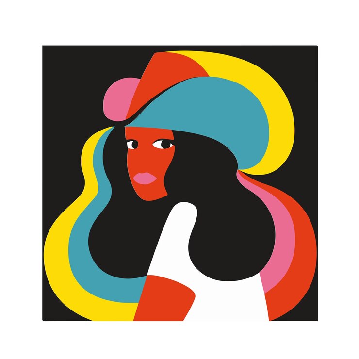 Beautiful Girl Flat Icon