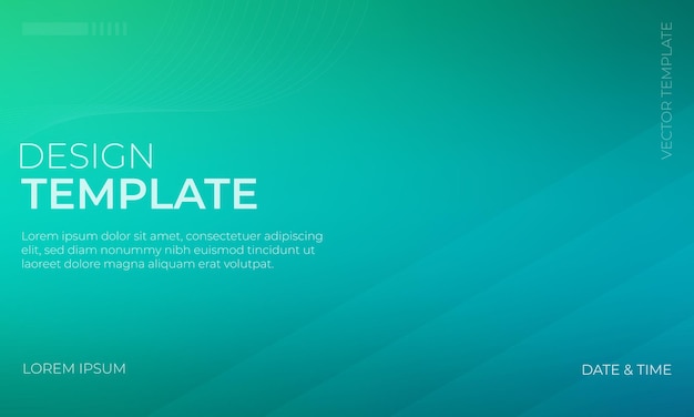 Beautiful Green and Teal Gradient Background Artwork for Design Projects